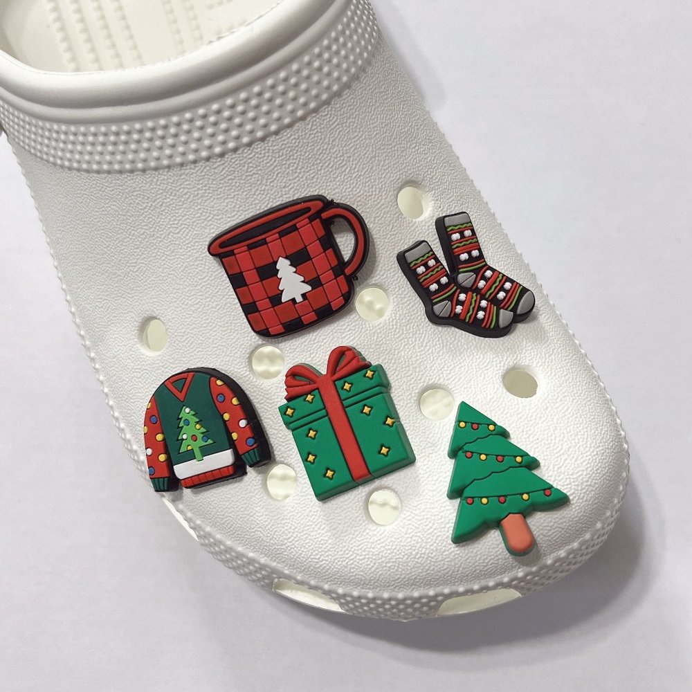 5 x Holidays Theme Shoe Charms
